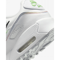 Кроссовки Nike Air Max 90 белые с логотипом