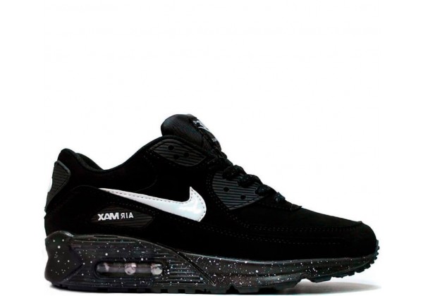 Кроссовки Nike Air Max 90 Essential замшевые черные