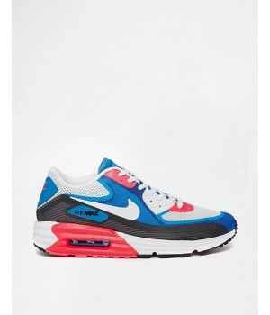 Кроссовки Nike Air Max 90 Lunar бело-сине-красные