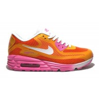 Nike кроссовки Air Max 90 Lunar розово-оранжевые