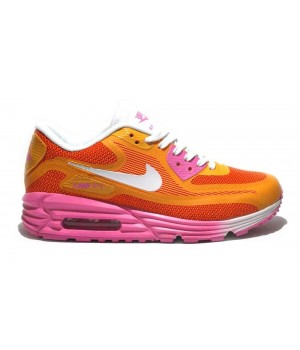 Nike кроссовки Air Max 90 Lunar розово-оранжевые