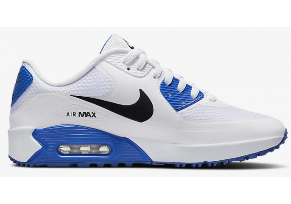 Кроссовки Nike Air Max 90 G белые с синим