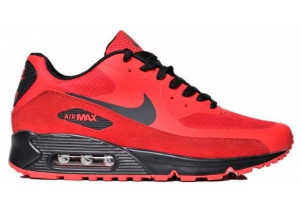 Кроссовки Nike Air Max 90 Hyperfuse Premium Red красные
