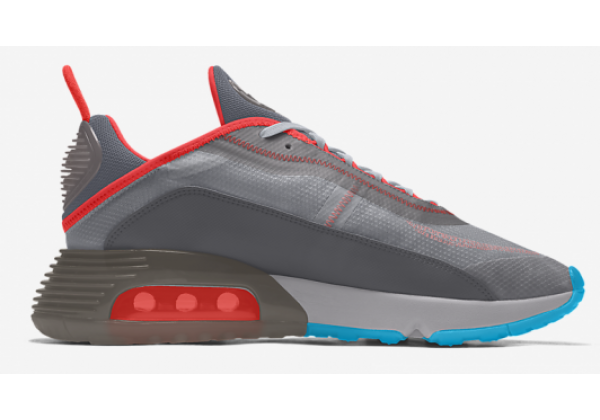 Кроссовки Nike Air Max 90 By You серые