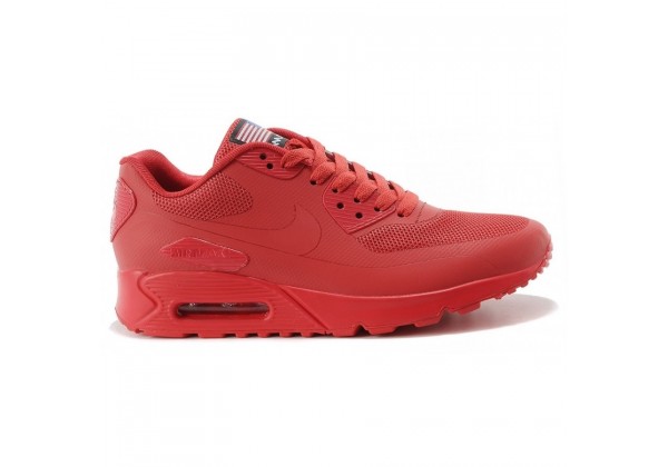  Кроссовки Nike Air Max 90 Hyperfuse красные