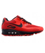 Кроссовки Nike Air Max 90 Hyperfuse красные с черным